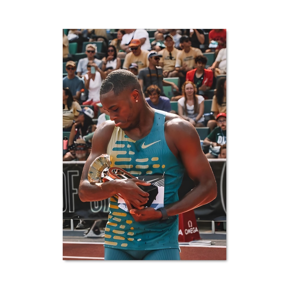 Poster Vainqueur Éblouissant – affiche Athlétisme